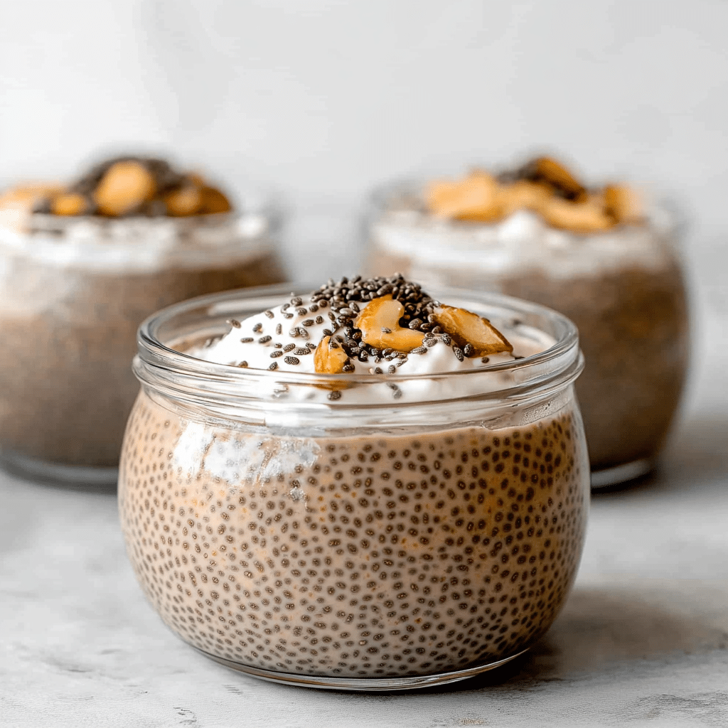 Eat coffee chia seed pudding
