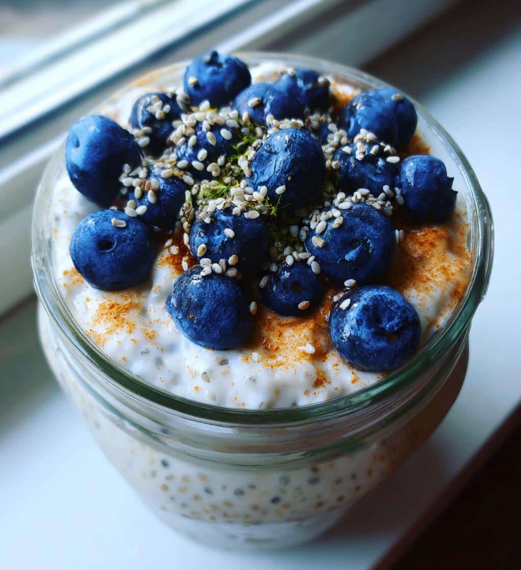 Blueberry Coconut Chia Seed Pudding - detail 1