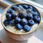 Blueberry Coconut Chia Seed Pudding