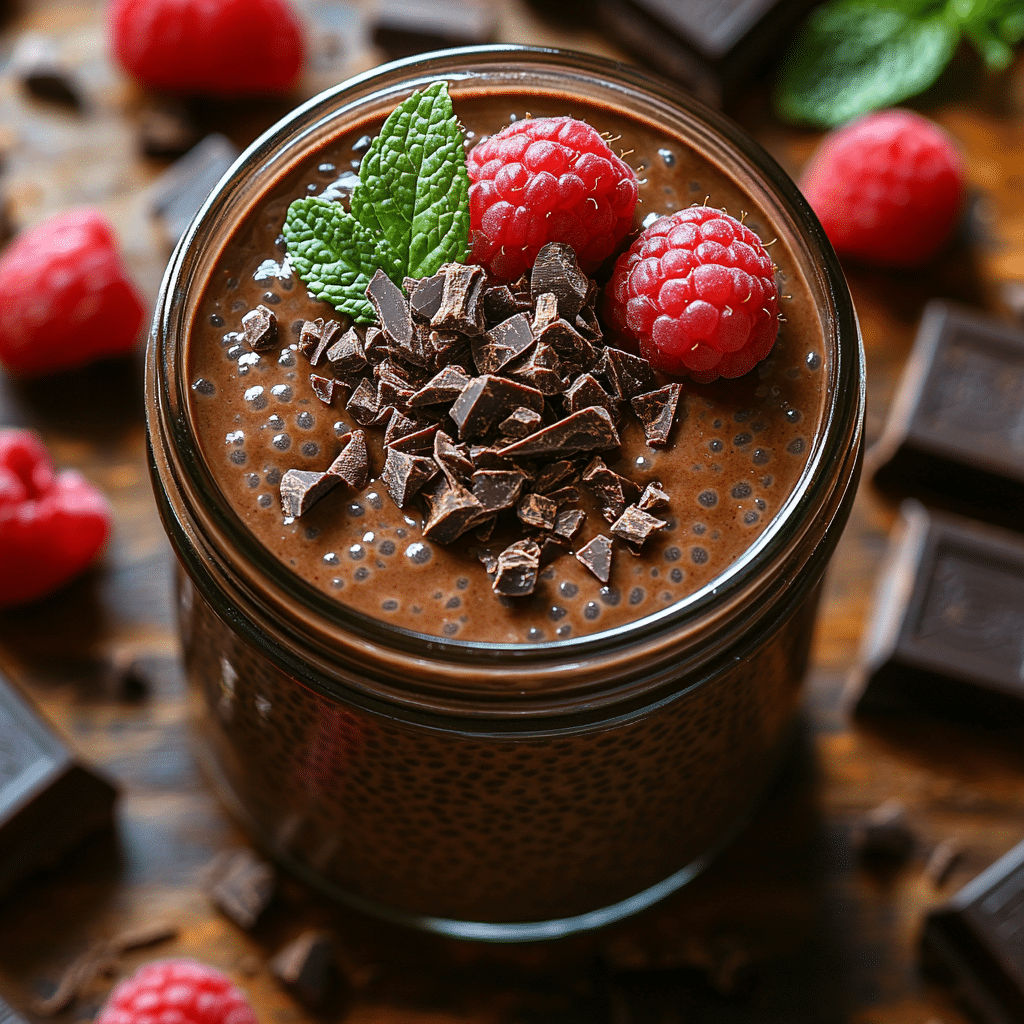 Chocolate Chia Seed Pudding 1l