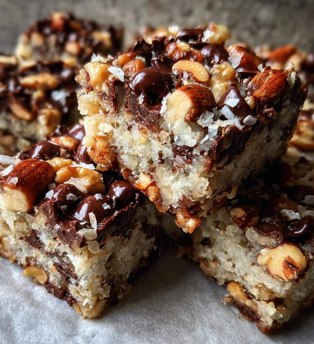 Chocolate quinoa crunch bars - detail 1