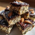 Chocolate quinoa crunch bars