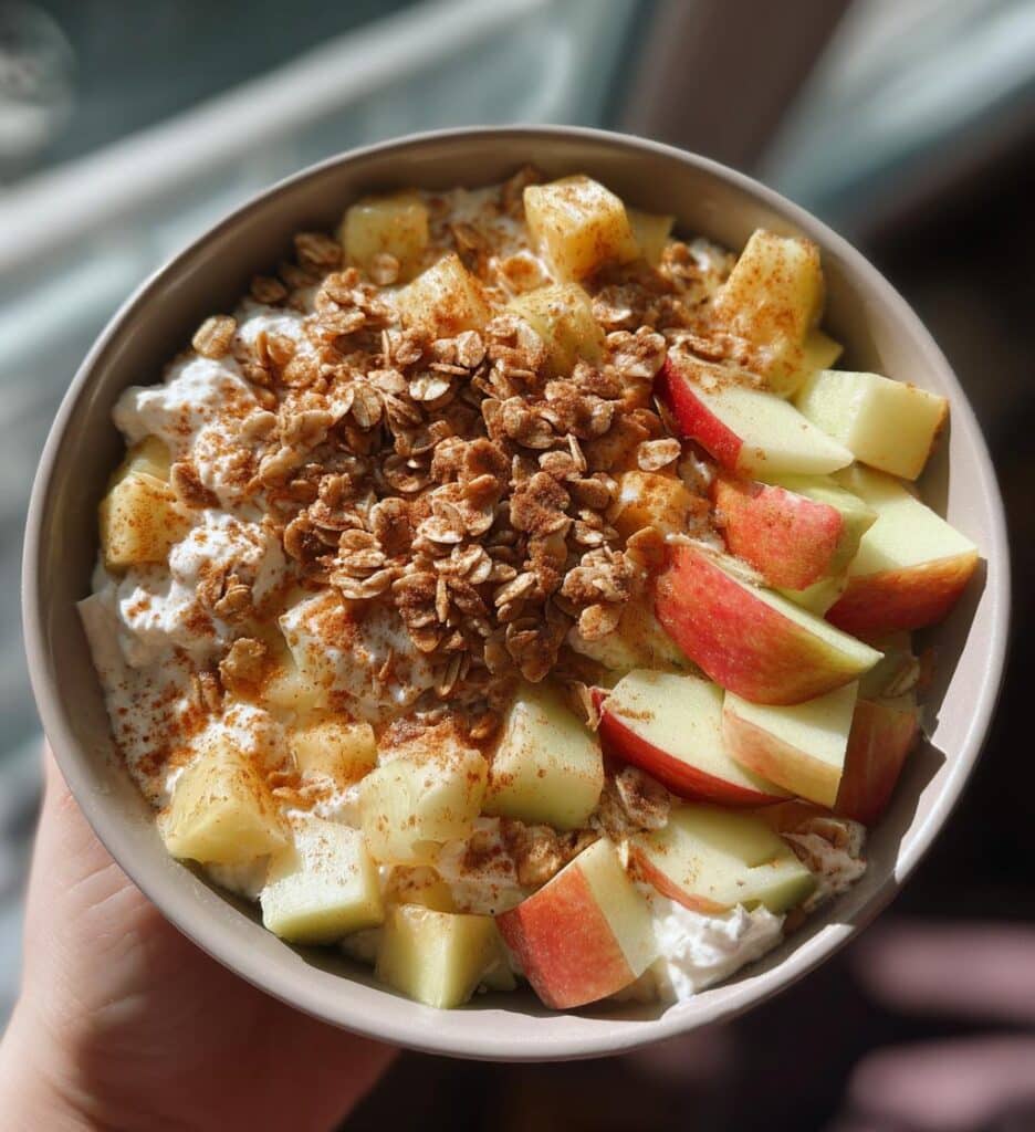 Cinnamon Apple Cottage Cheese Bites