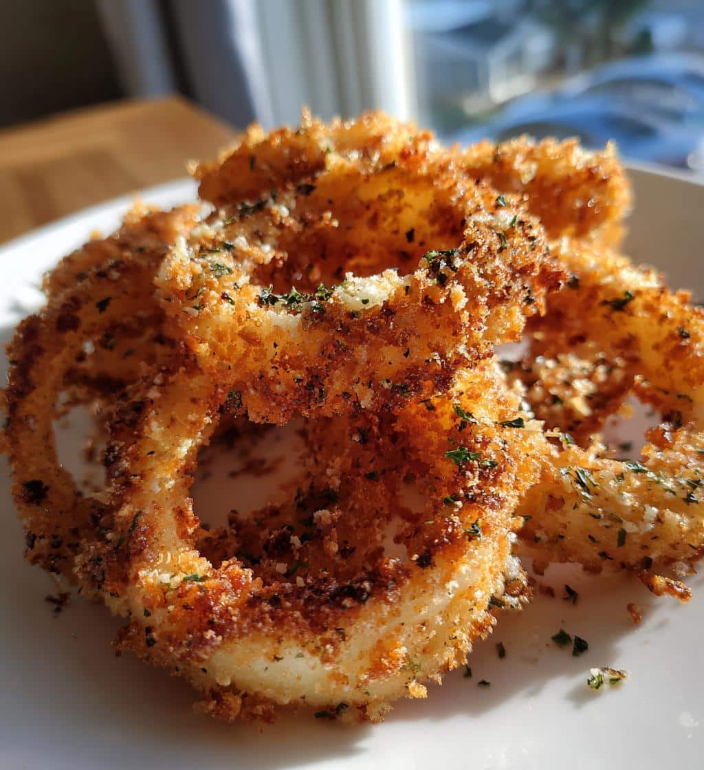 Crispy Parmesan Onion Ring Chips Recipe - detail 1