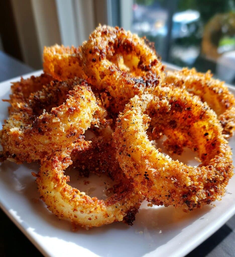 Crispy Parmesan Onion Ring Chips Recipe