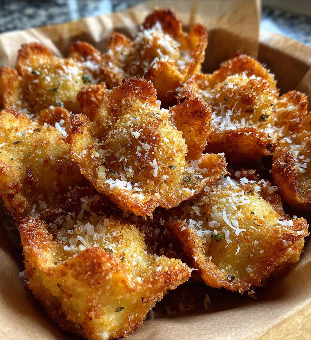 Crispy Parmesan fried tortellini - detail 1