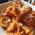 Crispy Parmesan fried tortellini
