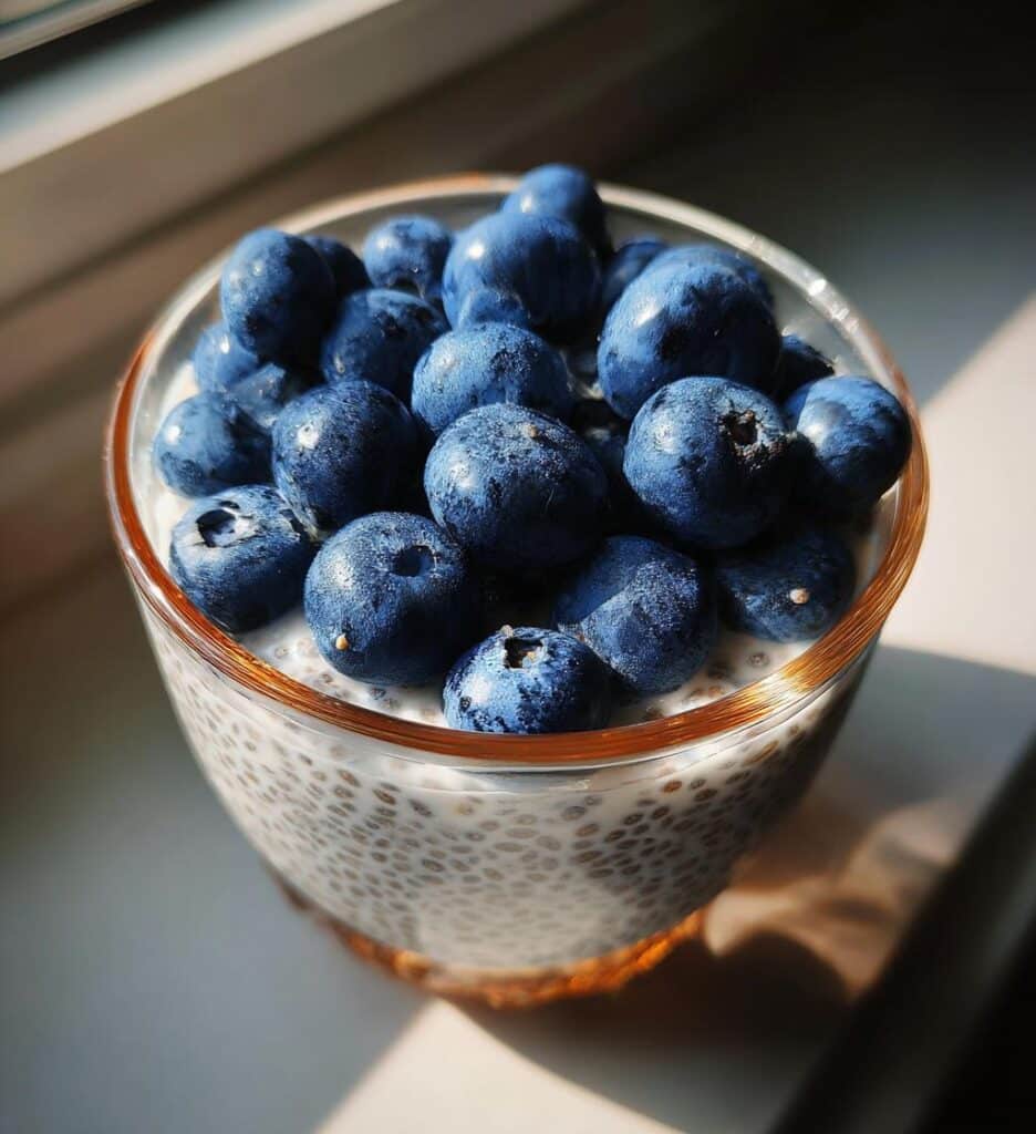 Easy Blue Chia Seed Pudding 1