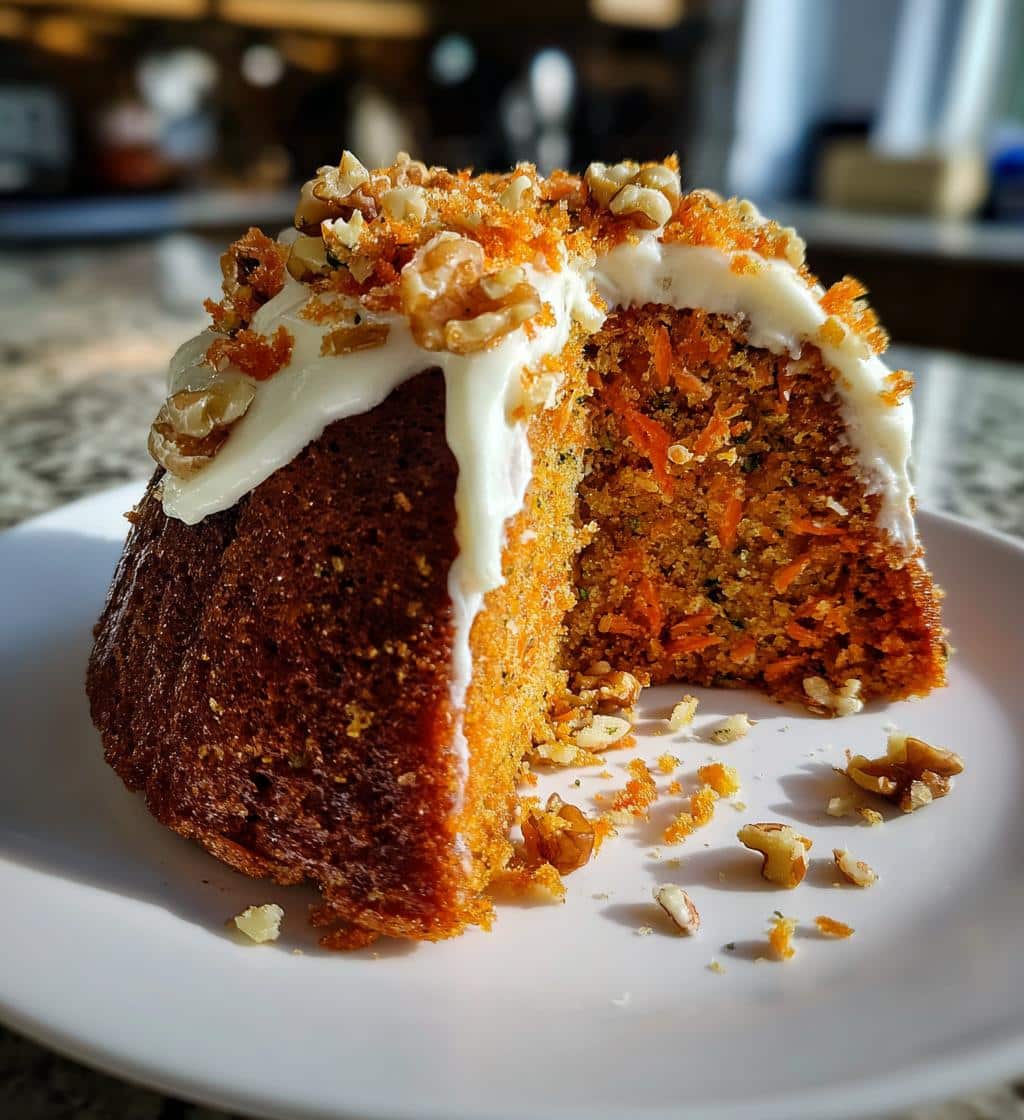 Italian Half-Dome Carrot Cakes - detail 1