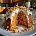 Italian Half-Dome Carrot Cakes
