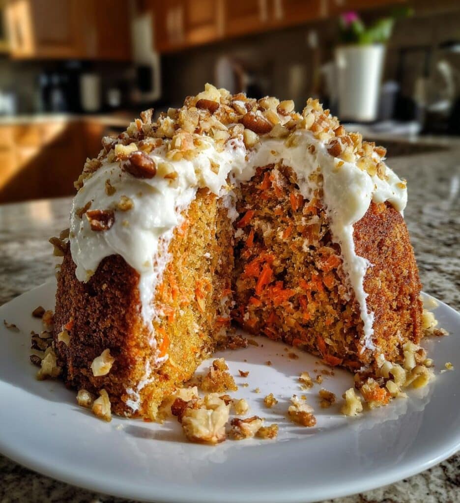 Italian Half-Dome Carrot Cakes