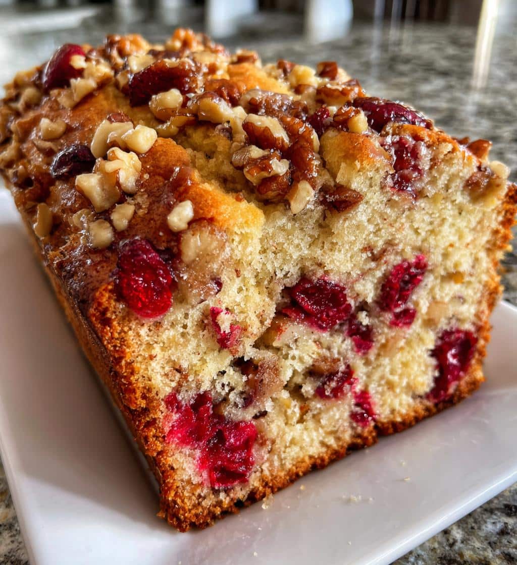 Mom's Cranberry Walnut Bread - detail 1