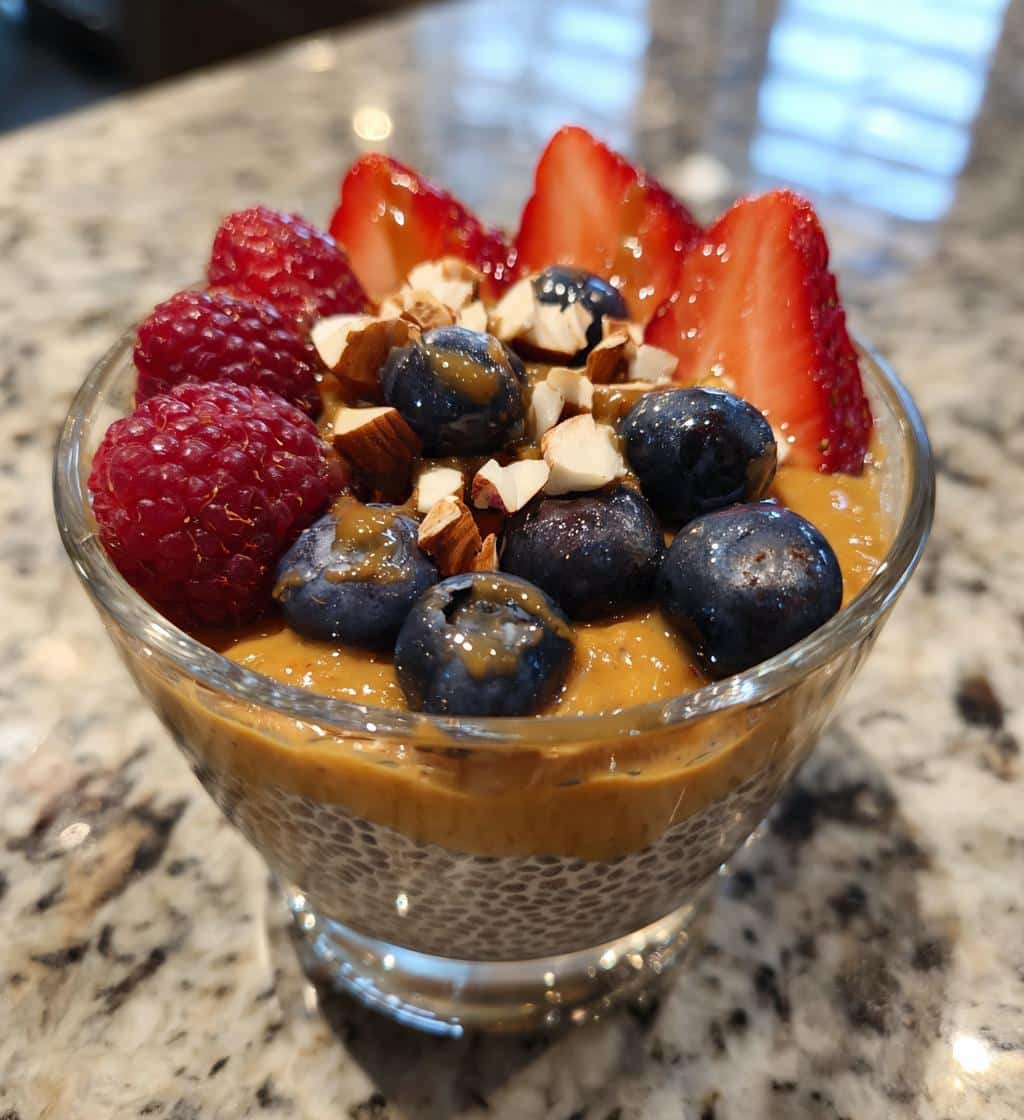 Peanut Butter Cup Chia Seed Pudding - detail 1