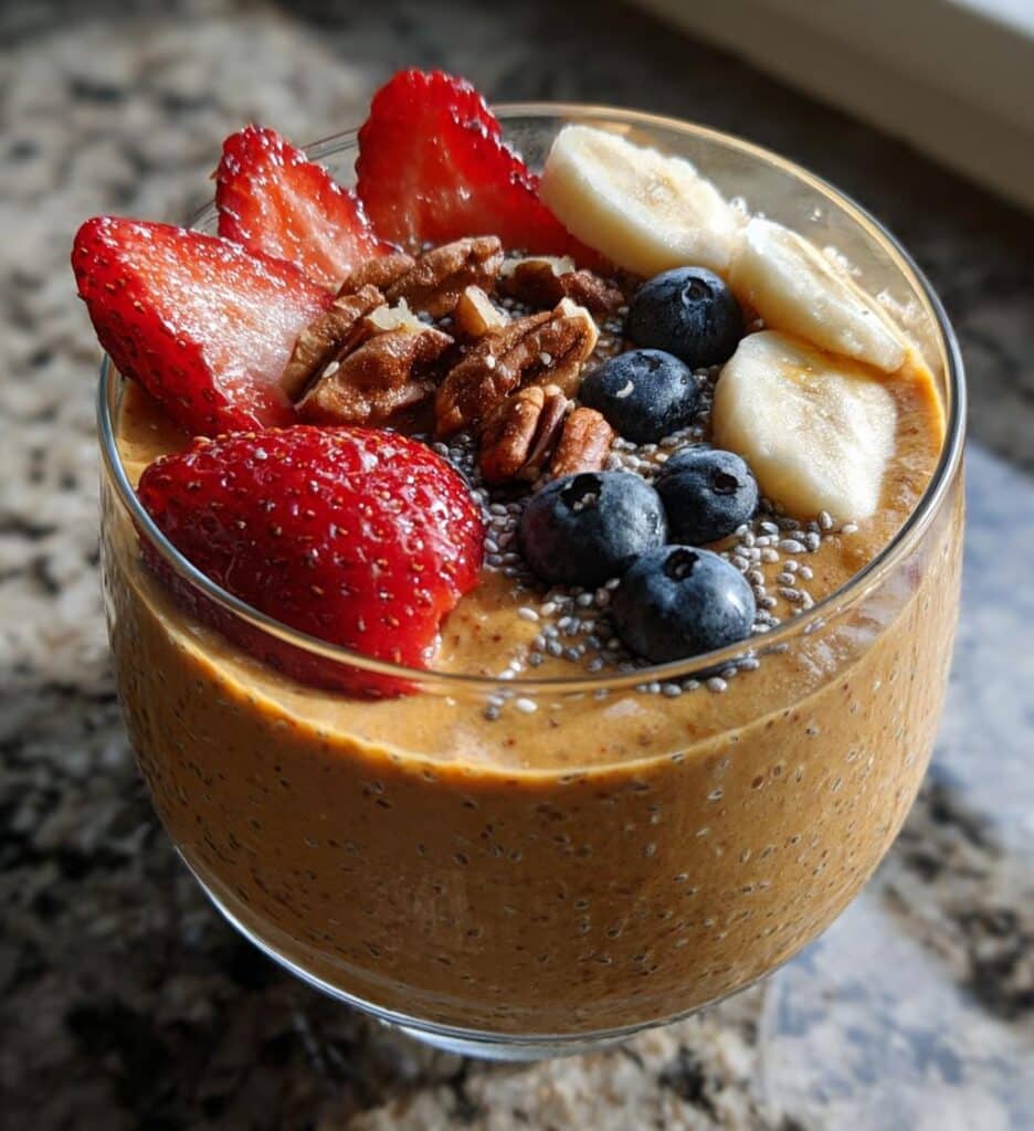 Peanut Butter Cup Chia Seed Pudding