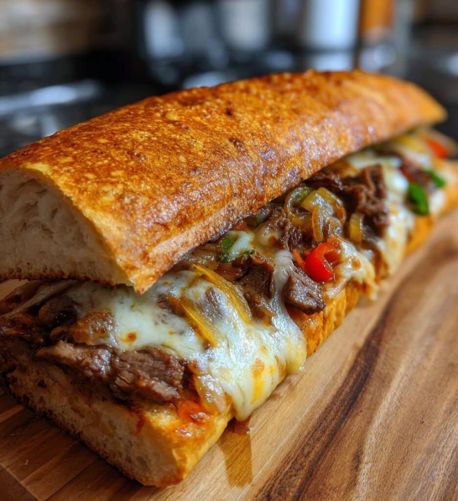 Steak Stuffed French Bread