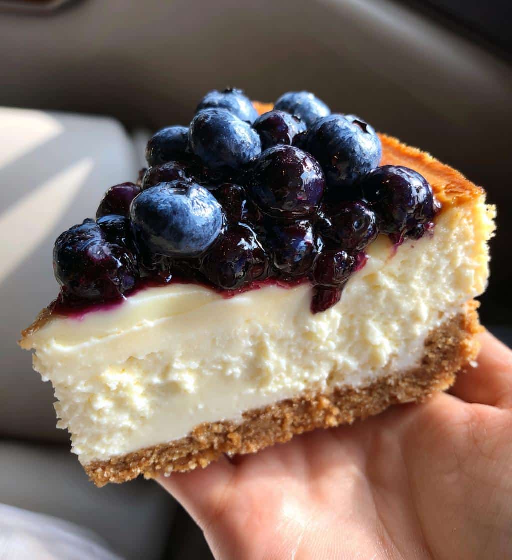 blueberry cheesecake - detail 1