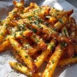 crispy baked parmesan garlic fries