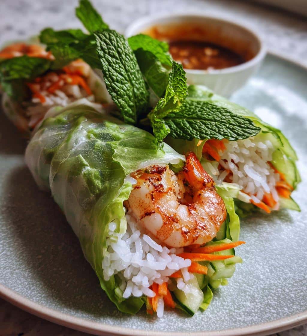 giant summer roll - detail 1