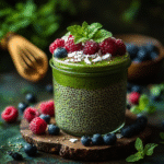 saskdev 98455 Creamy matcha chia pudding served in a clear gl 3714b4c0 1c1b 41a4 b8eb f7d377ee6f2c 2