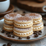 saskdev 98455 Elegant tiramisu sandwich cookies displayed on fe55b7d9 ea68 441c 8a64 23d4af752111 1