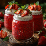 saskdev 98455 Layered strawberry chia pudding served in a cle da178dc4 a4de 4719 b6ef 2c69dcc68bd9 31
