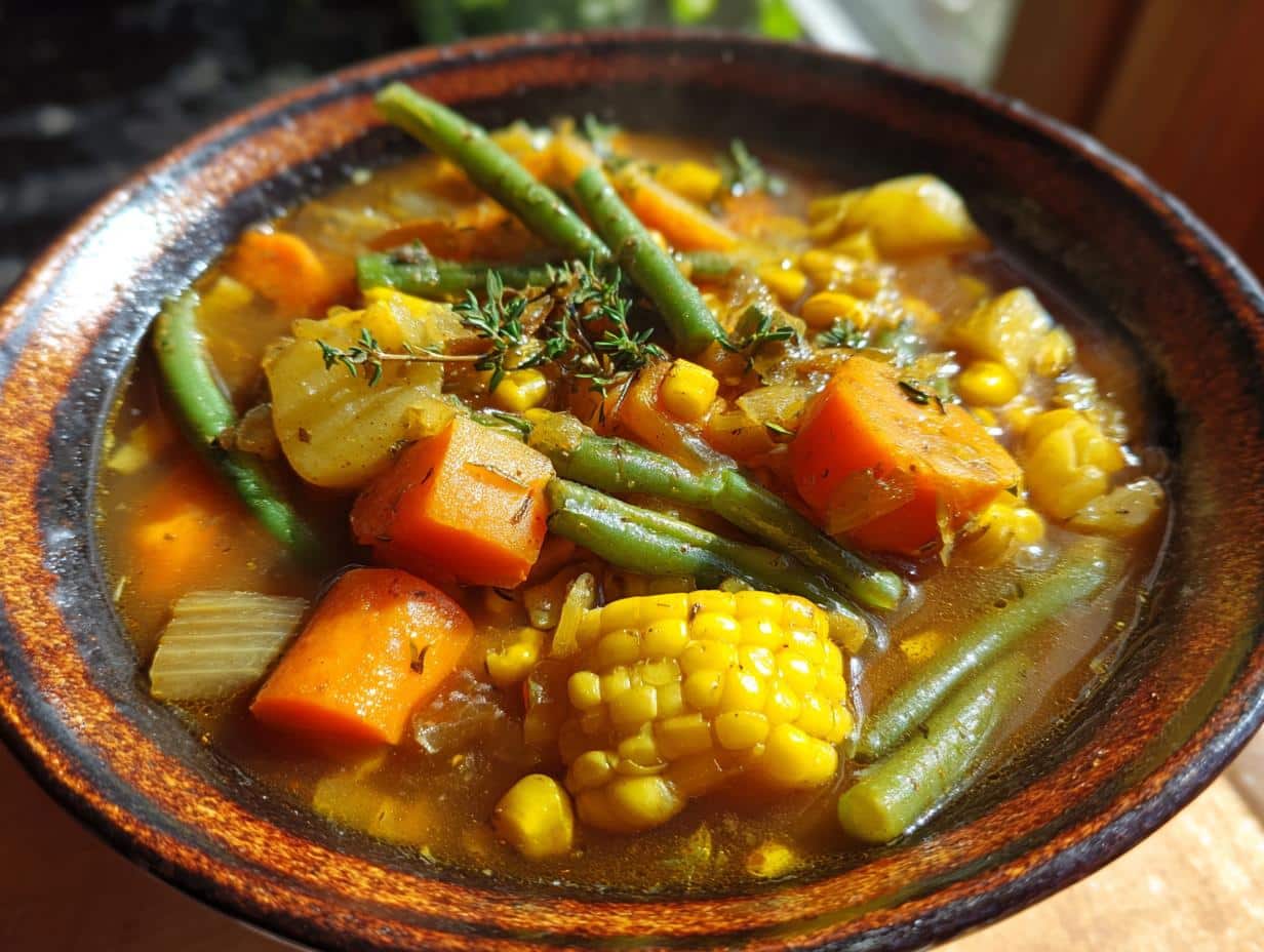 Amish Snow Day Soup - detail 1