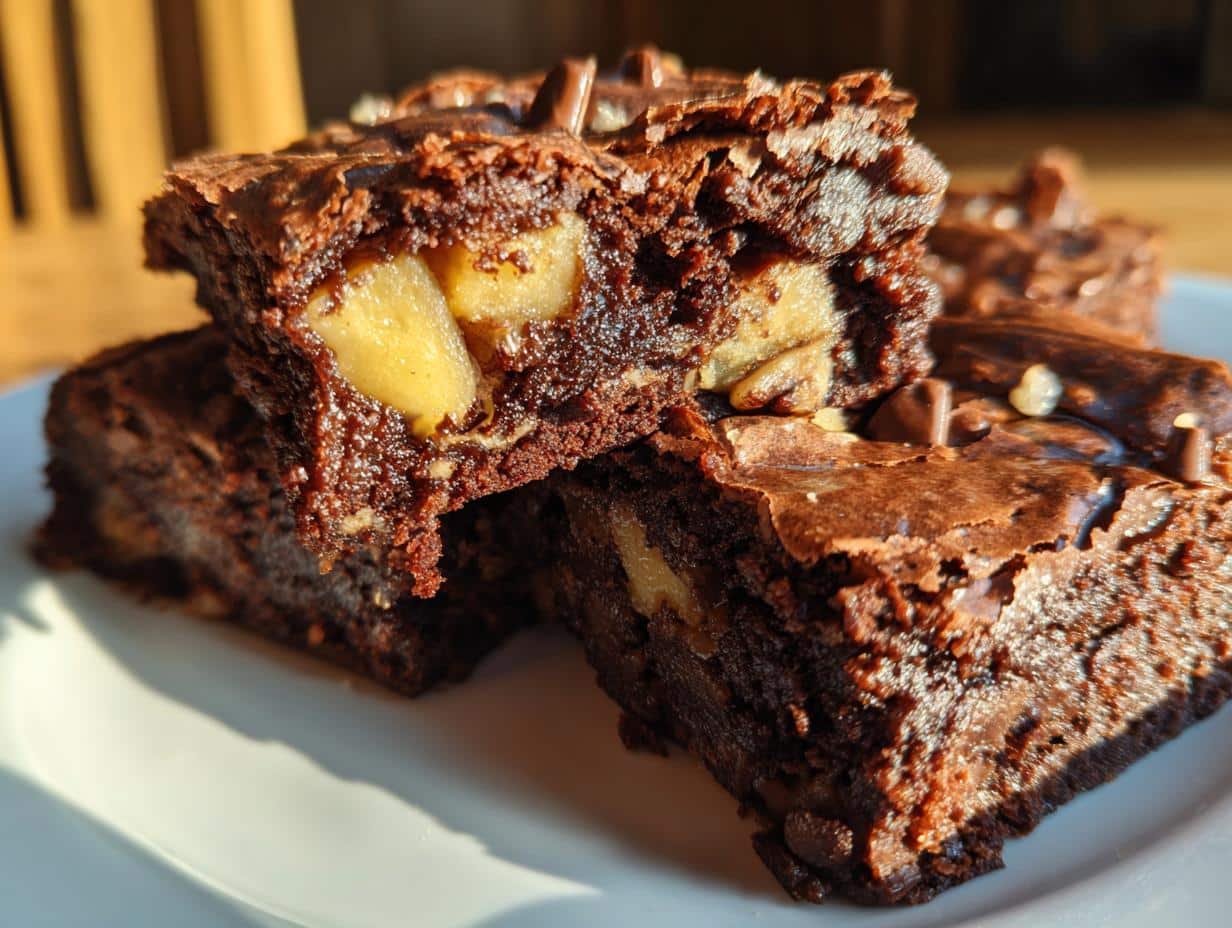 Apple Brownies - detail 1