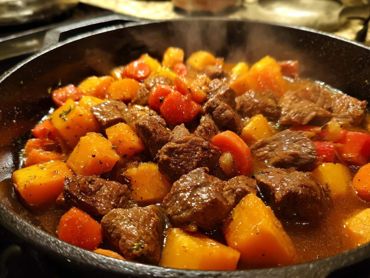 Autumn Harvest Beef Stew - detail 1