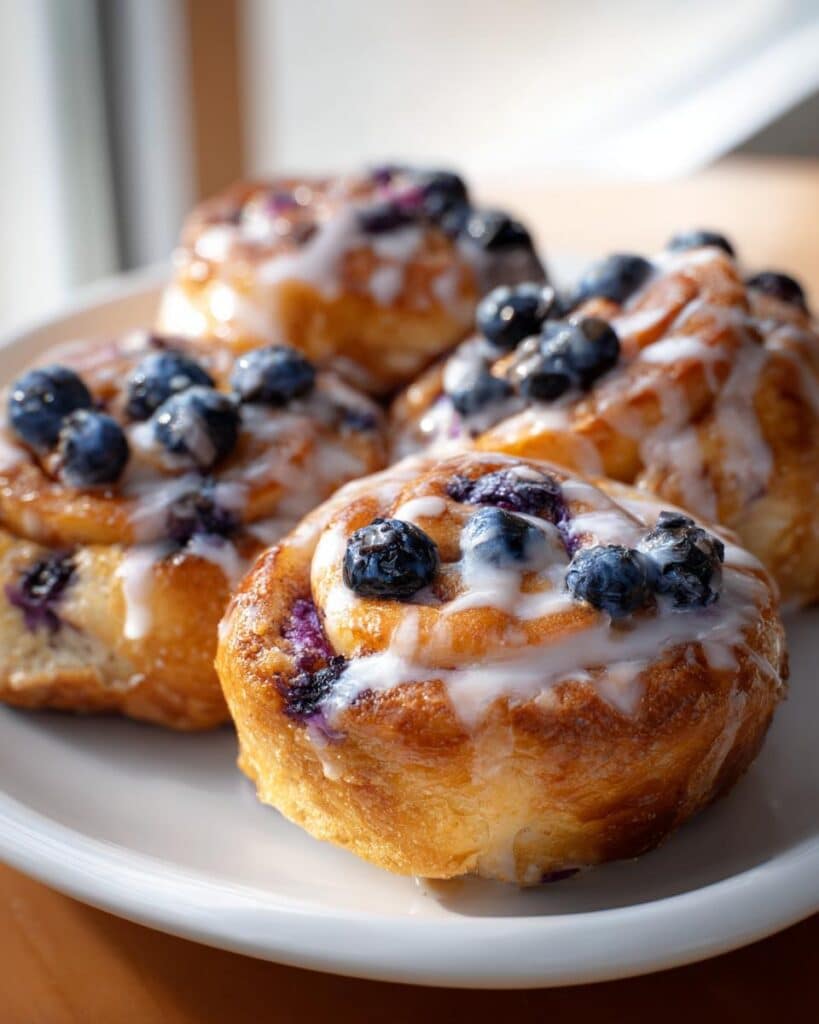Blueberry Cinnamon Rolls