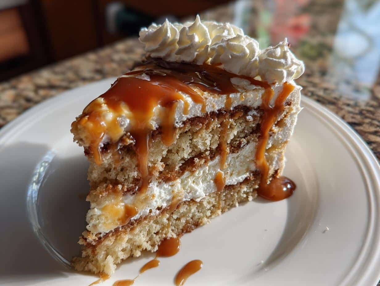 Caramel Latte Cake with Coffee - detail 1