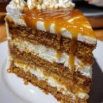 Caramel Latte Cake with Coffee