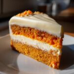Carrot Cake Cheesecake with Creamy Topping