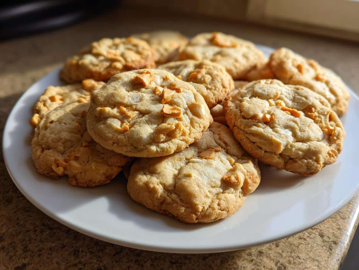 Chewy Peanut Butter Butterfinger Cookies - detail 1