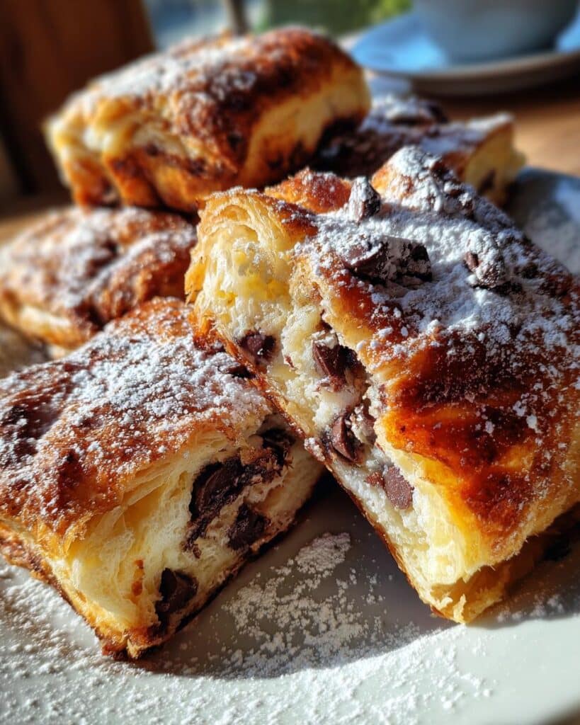 Chocolate Croissant Breakfast Bake
