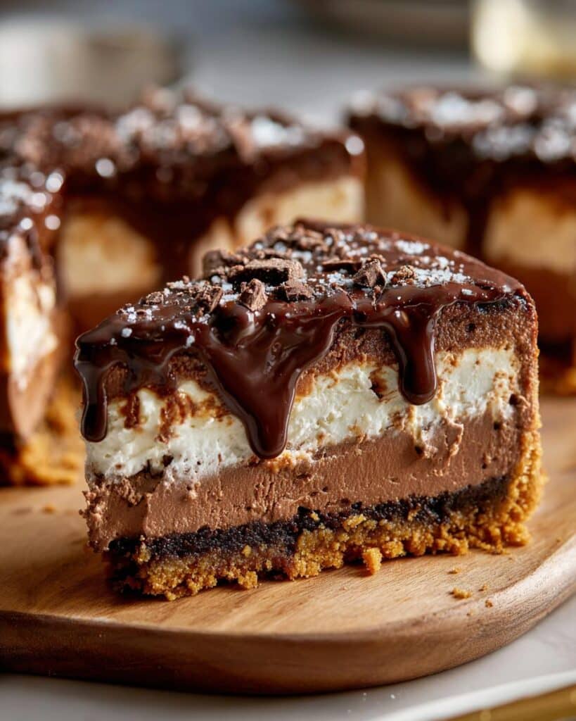 Chocolate Fudge Truffle Cheesecake