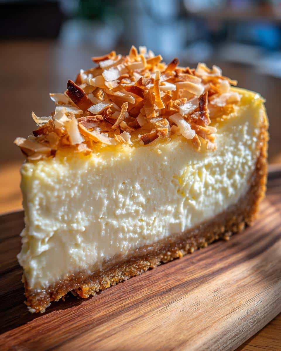 Coconut Cheesecake - detail 1