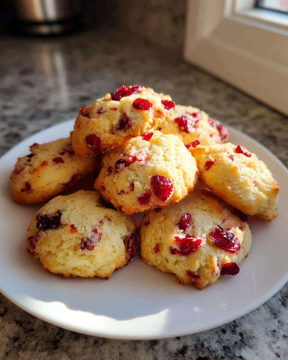 Cranberry Shortbread Cookies - detail 1