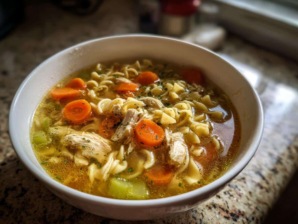 Crockpot Chicken Noodle Soup - detail 1