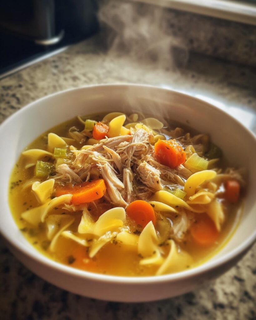 Crockpot Chicken Noodle Soup