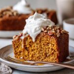 Flourless Maple Pecan Pumpkin Yogurt Cake