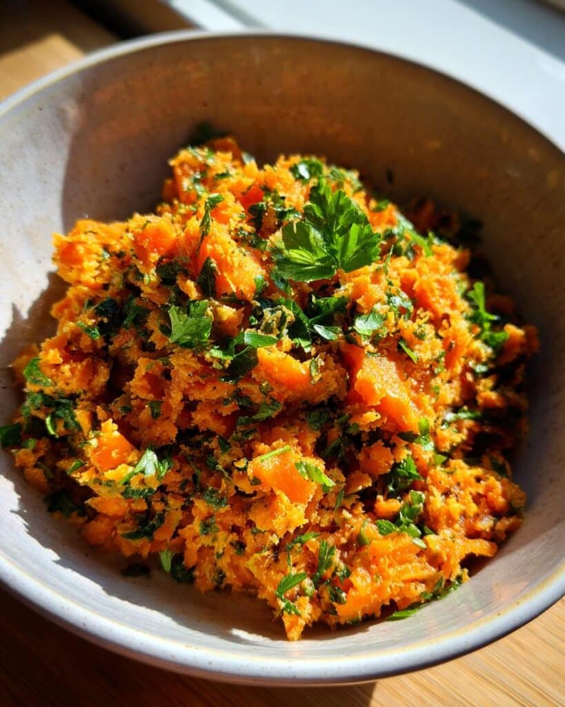 Healthy Smashed Carrots