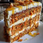 Honeybun Carrot Cake with Cheesecake Filling