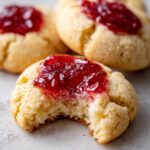 Lemon Cookies with Raspberry Curd