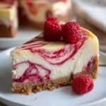 Lemon Raspberry Swirl Cheesecake Recipe