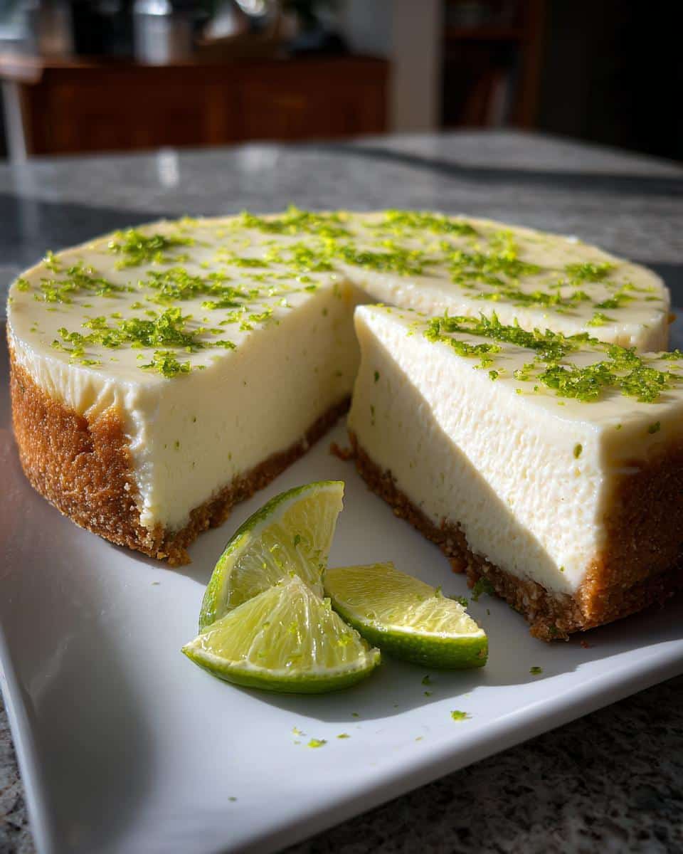 Lime Mousse Cheesecake - detail 1