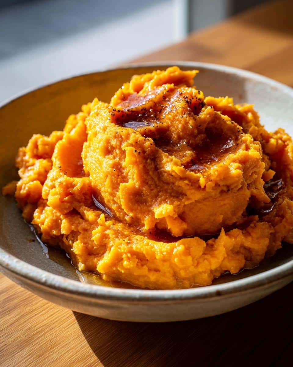 Maple Mashed Sweet Potatoes with Brown Butter - detail 1