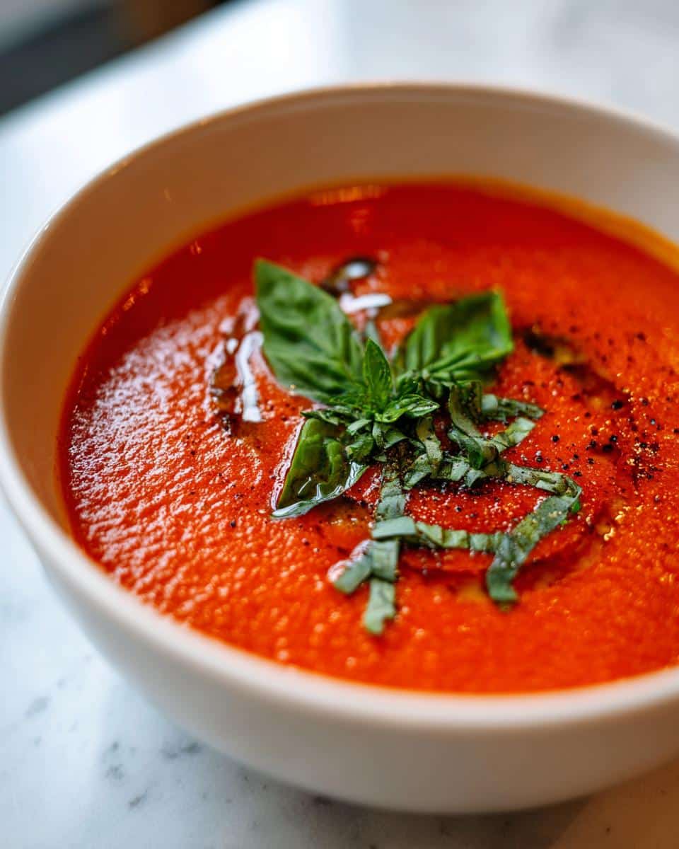 Middle-of-Winter Tomato Soup (with Canned Tomatoes) - detail 1