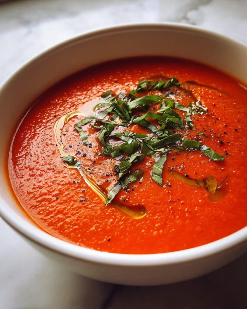Middle-of-Winter Tomato Soup (with Canned Tomatoes)