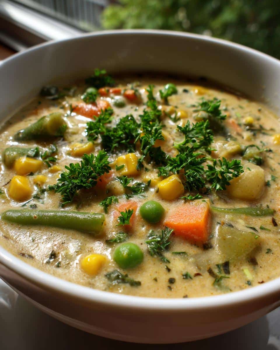 One-Pot Creamy Vegetable Soup - detail 1