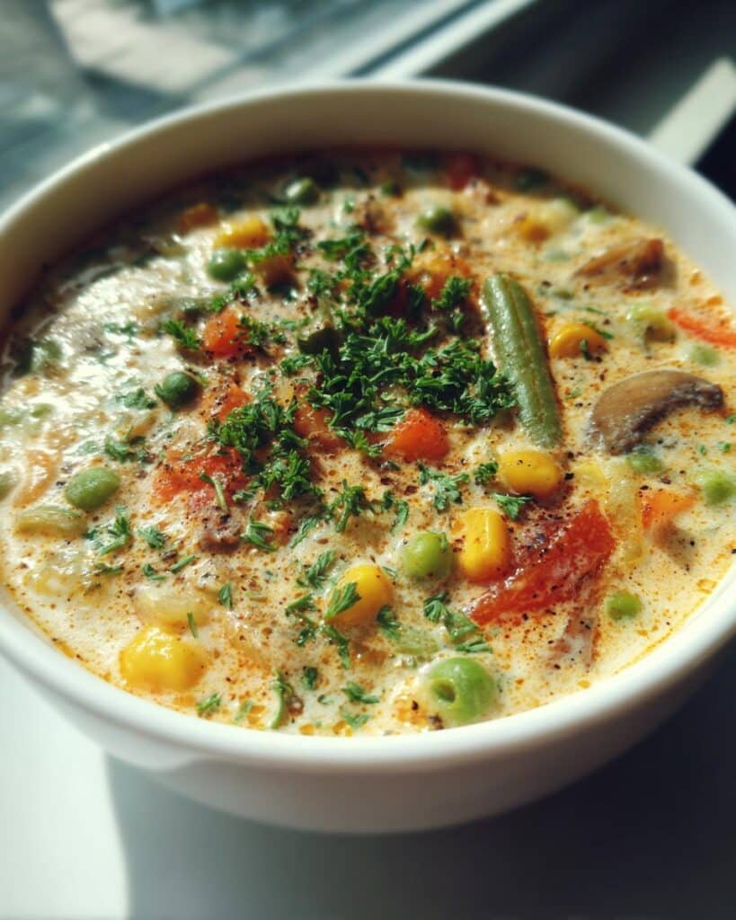 One-Pot Creamy Vegetable Soup